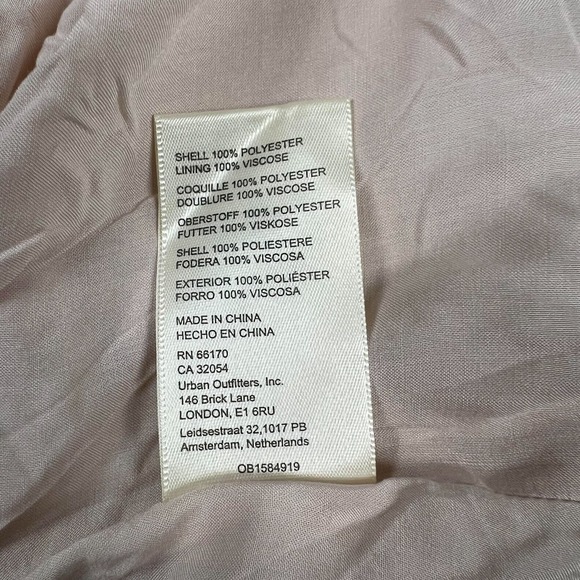 Free People Cha Cha Maxi Dress Womens Large Floral Ruffle Tiered Champagne - Picture 12 of 12